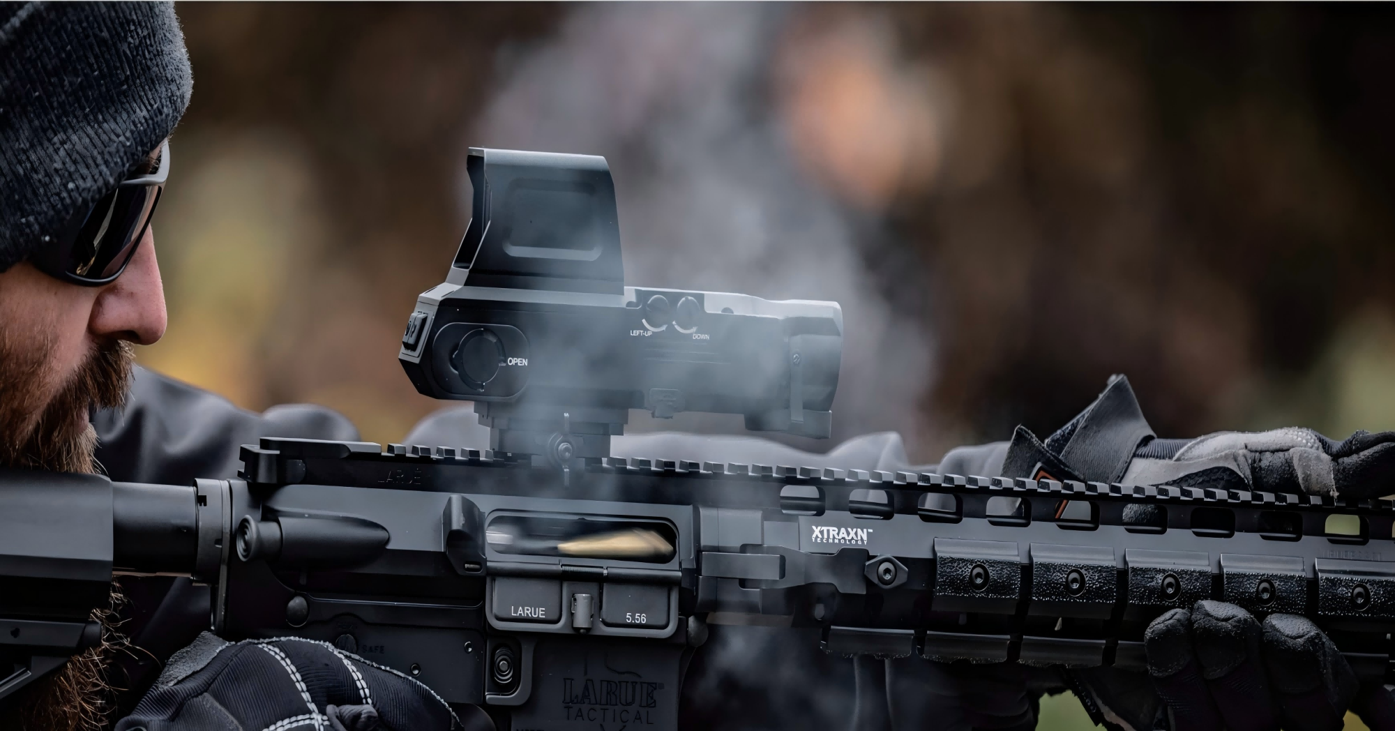 Hunters using the scopes we displayed at the show