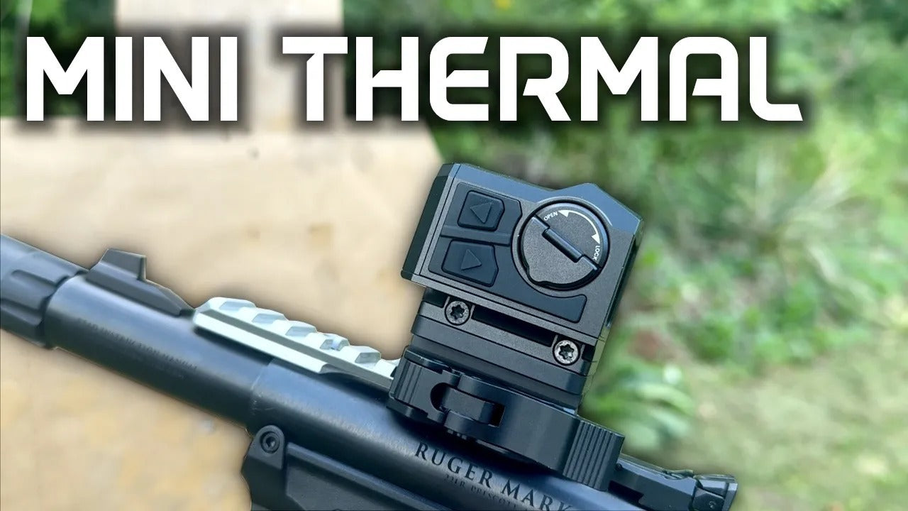 Infitac FMP13 thermal pistol sight mounted on a Ruger Mark IV pistol