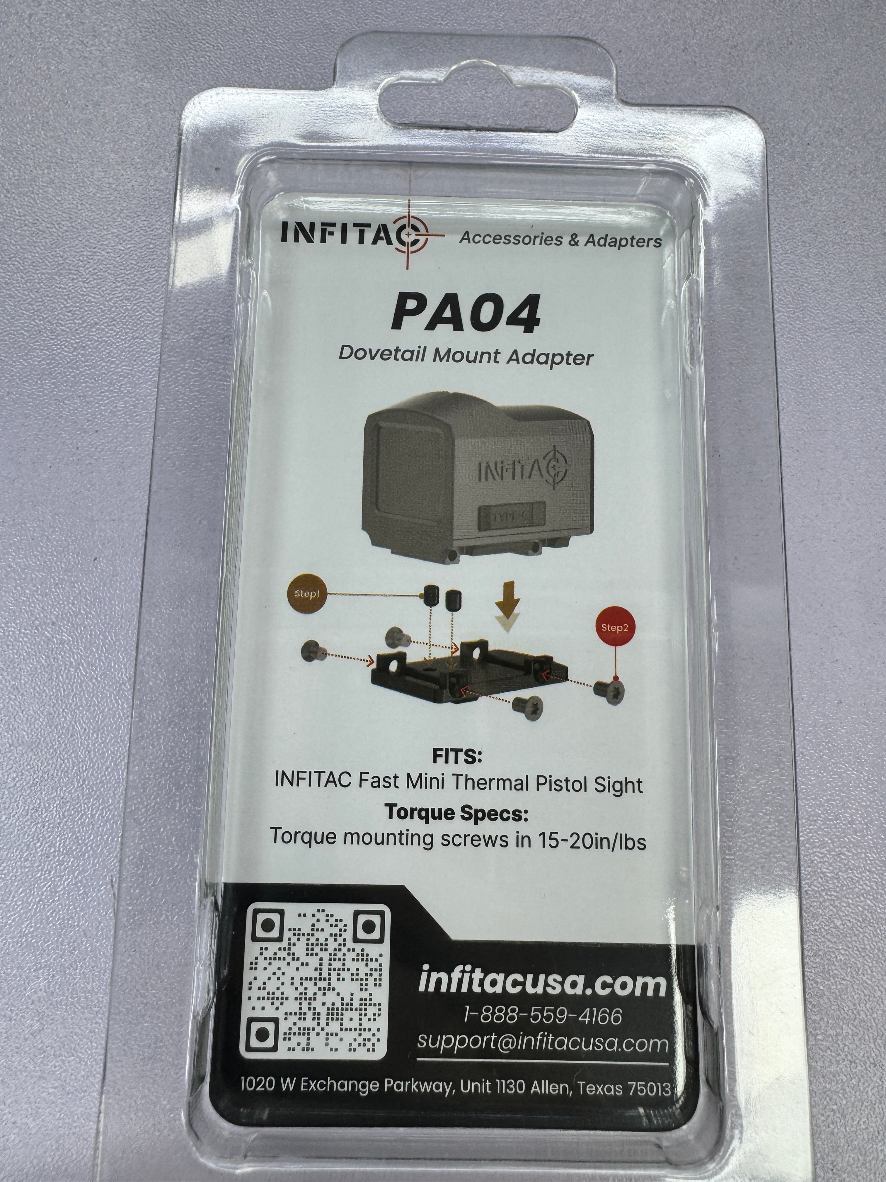 PA04 Dovetail Non-MOS Adapter