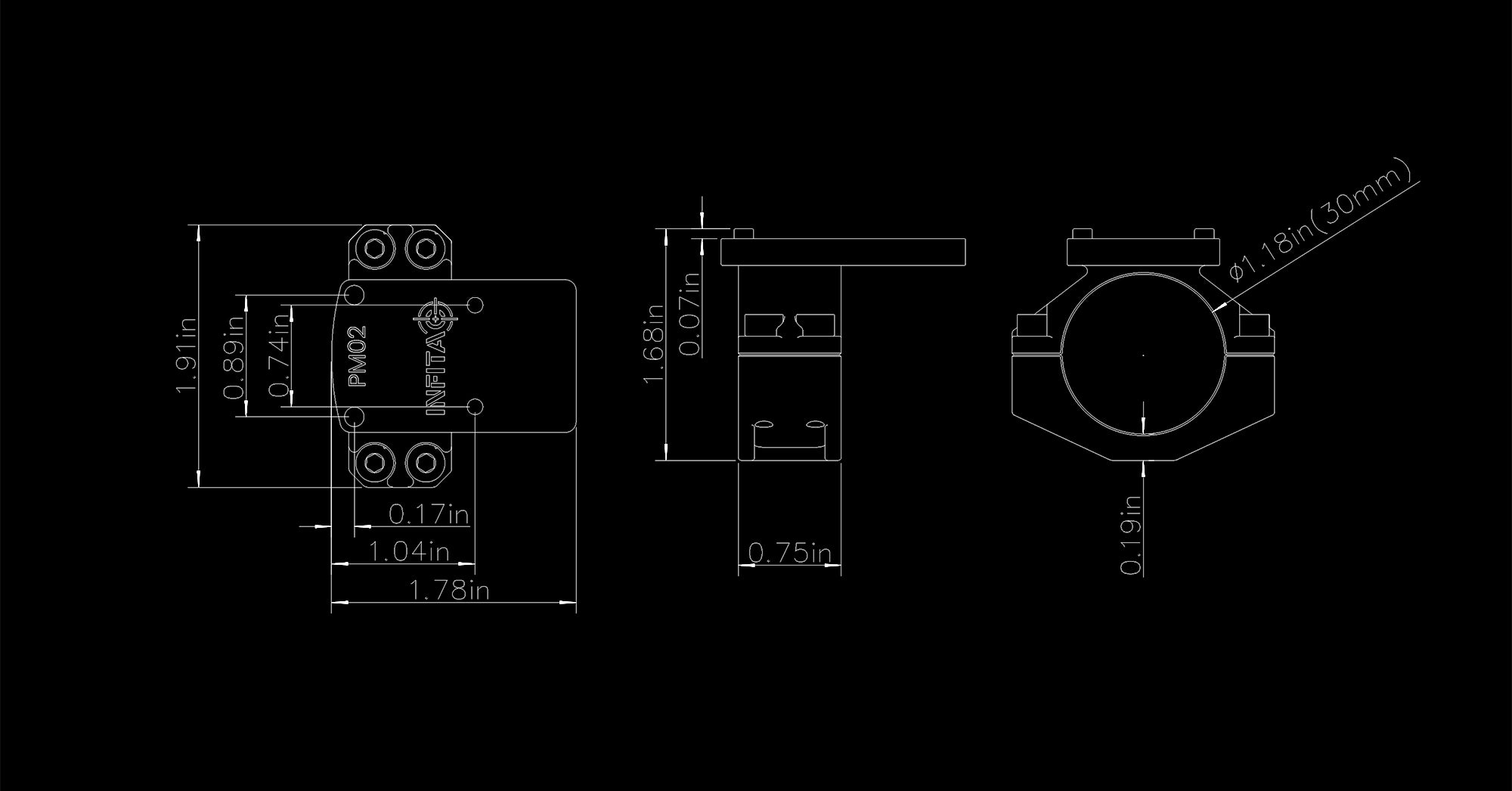 PM02 30mm Ring Mount