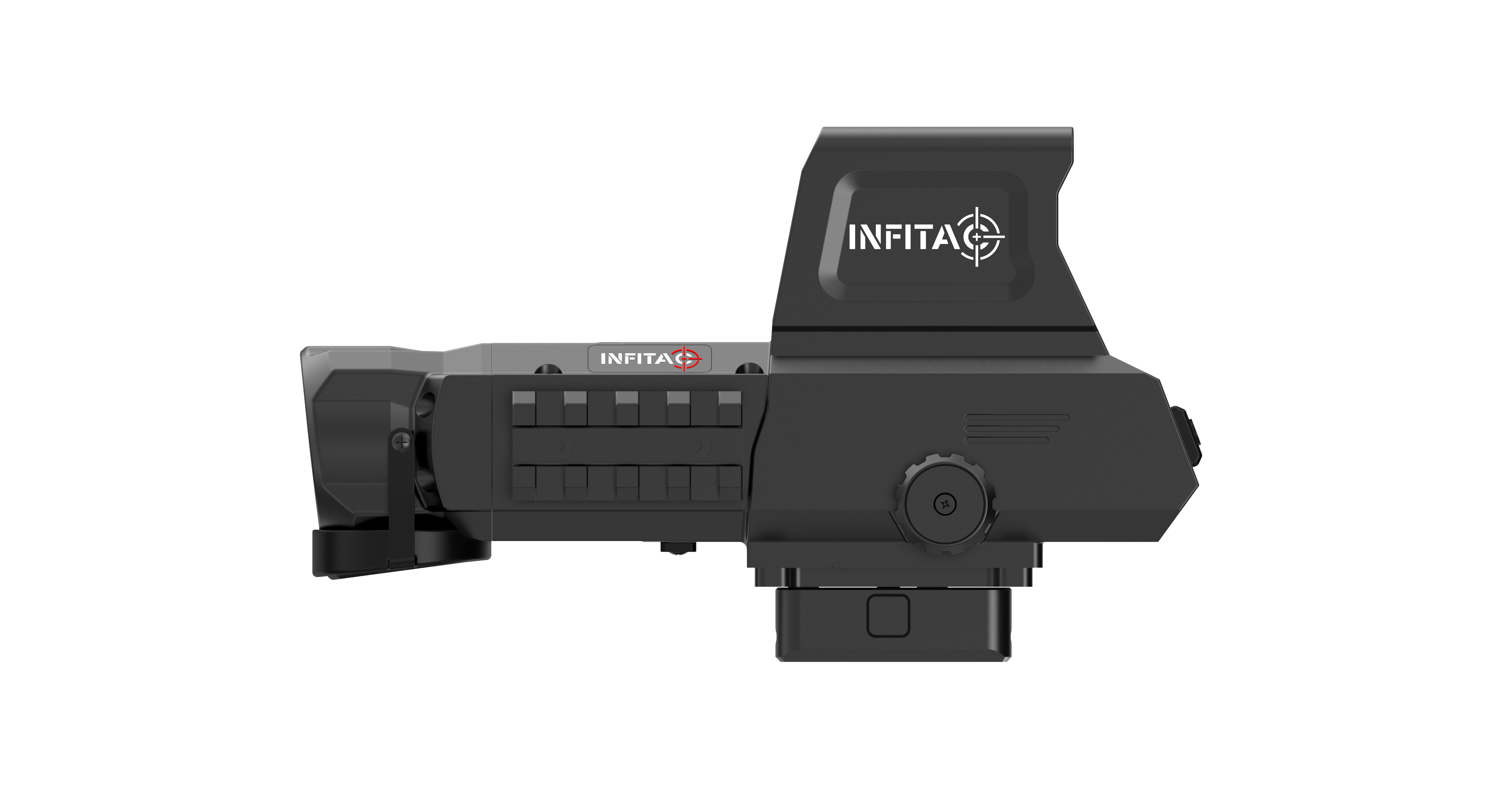 INFITAC FAH25 thermal scope with a 640x512 resolution thermal sensor, 25mm F1.0 lens, and 50Hz refresh rate. Rugged and reliable, it is IP67 waterproof and can withstand up to 1200g of recoil.