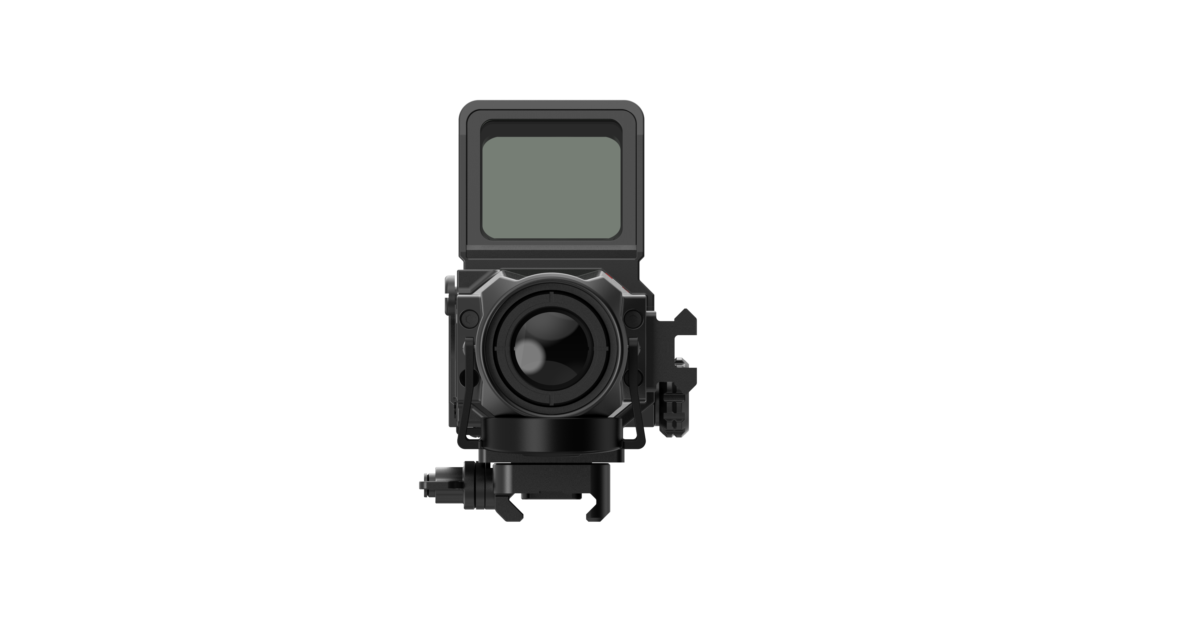 INFITAC FAH25 thermal scope with a 640x512 resolution thermal sensor, 25mm F1.0 lens, and 50Hz refresh rate. Rugged and reliable, it is IP67 waterproof and can withstand up to 1200g of recoil.