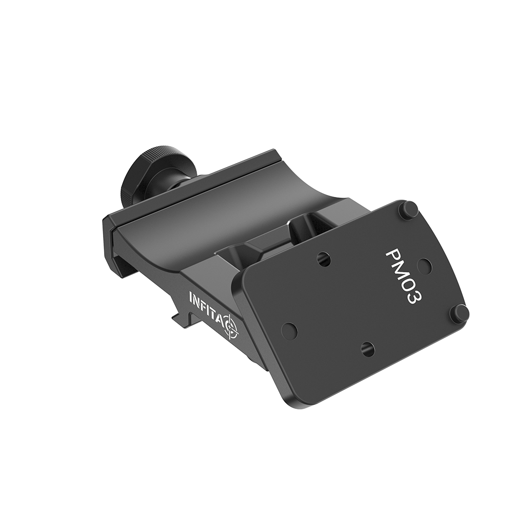 PM03 45°Offset Picatinny Rail to RMR Mount | Picatinny Rail Attachment